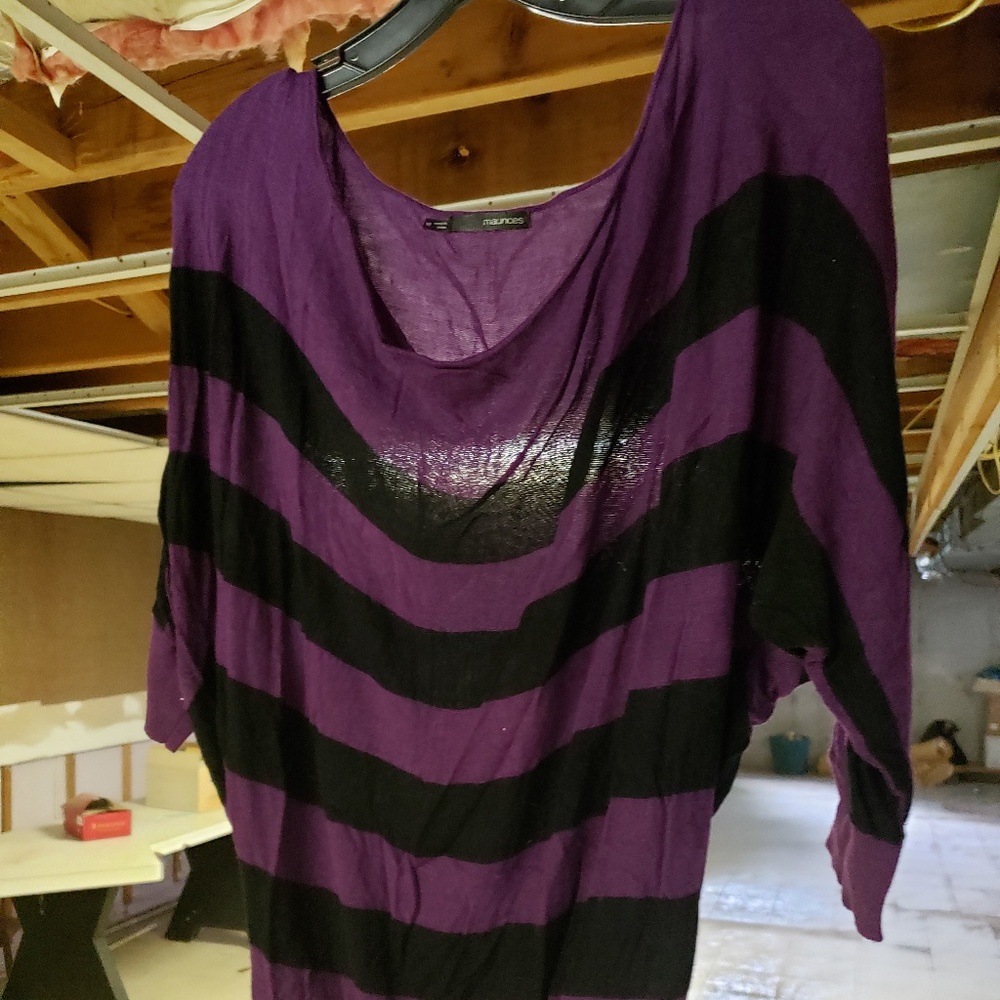 Scoop Neck Dress Shirt